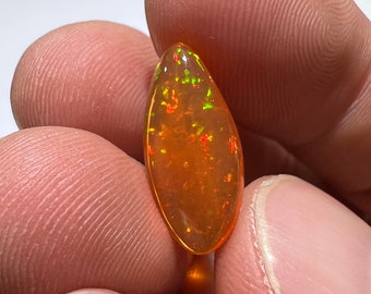 Amazing water opal with its beautiful rain sparkles AAA quality weight 4.60 carats measure 18x8x5mm