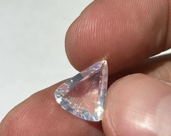 amazing faceted water opal with its beautiful sparkles AA quality weight 2.60 carats measure 13x11x5mm