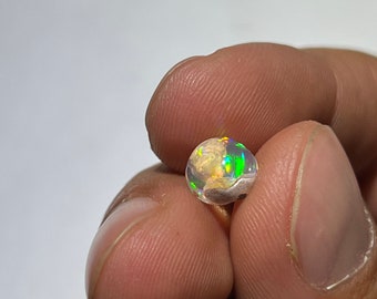 amazing water opal with its beautiful blue flashes and quarry inlays AAA quality weight 1.70 carats measure 8x8x5mm