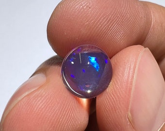 Amazing water opal with its beautiful blue flashes AAA quality weight 2.30 carats measure 10.5x10x4mm