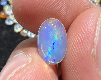 Amazing water opal with its beautiful sparkles AAA quality weight 2.20 carats measure 12x7.5x4mm