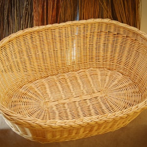 Dog bed, cute dog bed, pet furniture, willow dog basket, willow bed, willow cat bed, eco bed, open bed and scratcher, woven fresh willow bed