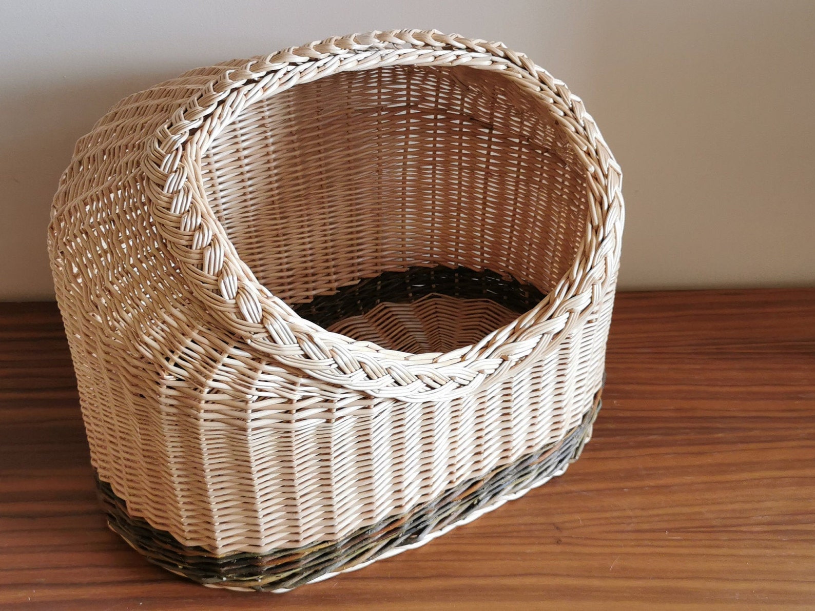 Cat Cave Cat Basket Basket for Cats Handwoven Basket for Etsy