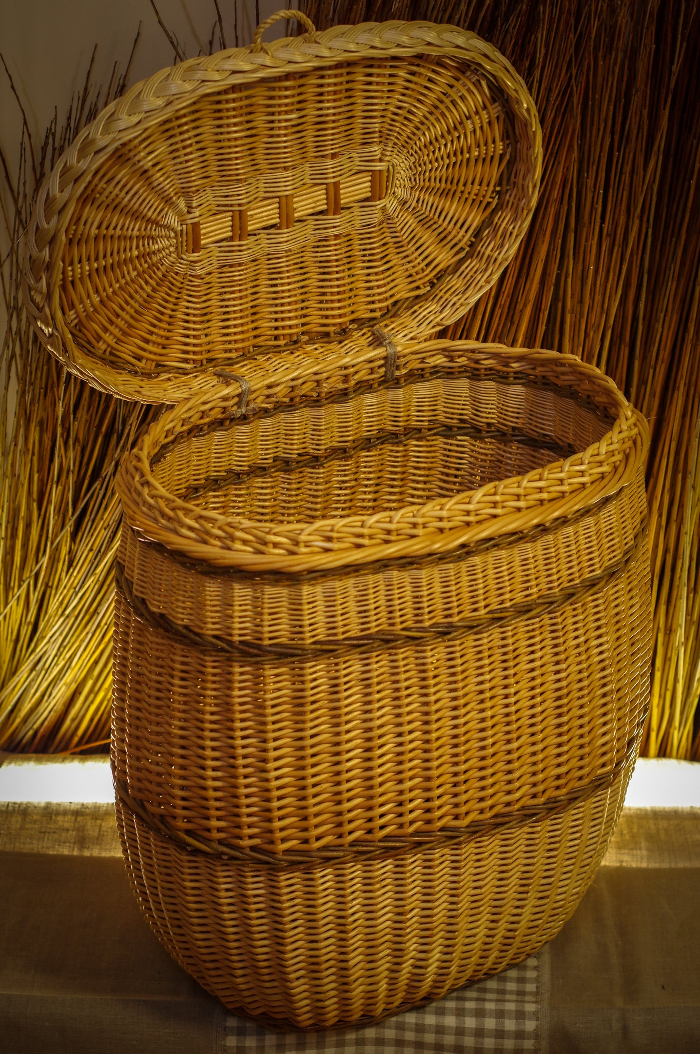 Cesta de lavandería cesta para la ropa cesta para juguetes | Etsy