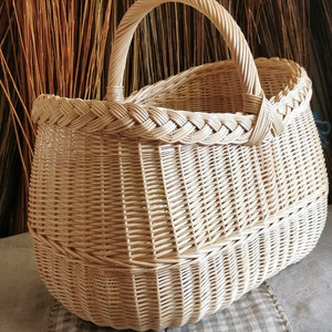 Wicker willow basket