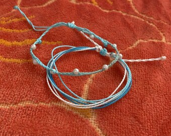 Adjustable Wax String Bracelet Set