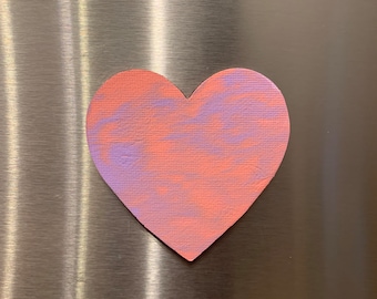 Heart Magnet Pink & Purple by SupportForSophie