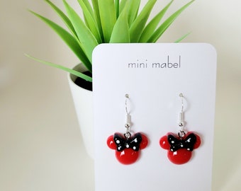 Kolczyki Myszka Minnie