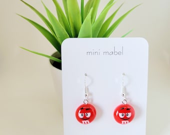 M & M Gesicht Ohrringe