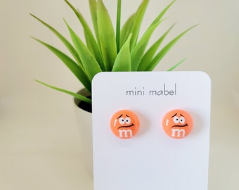 M & M Gesicht Ohrringe