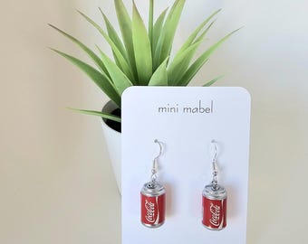 Pendientes Coca-Cola