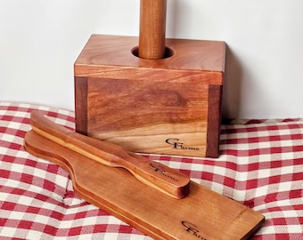 Handcrafted Hardwood Butter Press Mold Kit: Walnut, Maple, Cherry & Oak