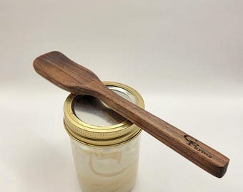 Handmade Hardwood Tallow Scoop: Walnut, Oak, Cherry