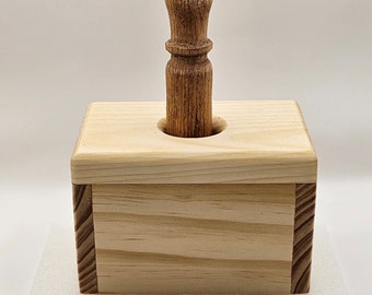 Handcrafted Butter Mold Press | Finest Hardwood | Square Off Your Freshly Made Butter in Style!