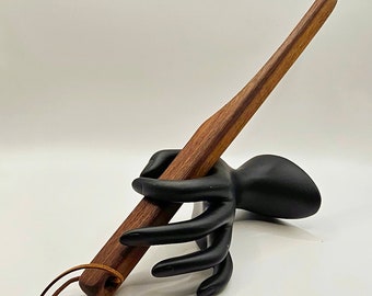 Sourdough Stirring Sticks, Walnut, Cherry, and Oak, 12" Decorative Strap