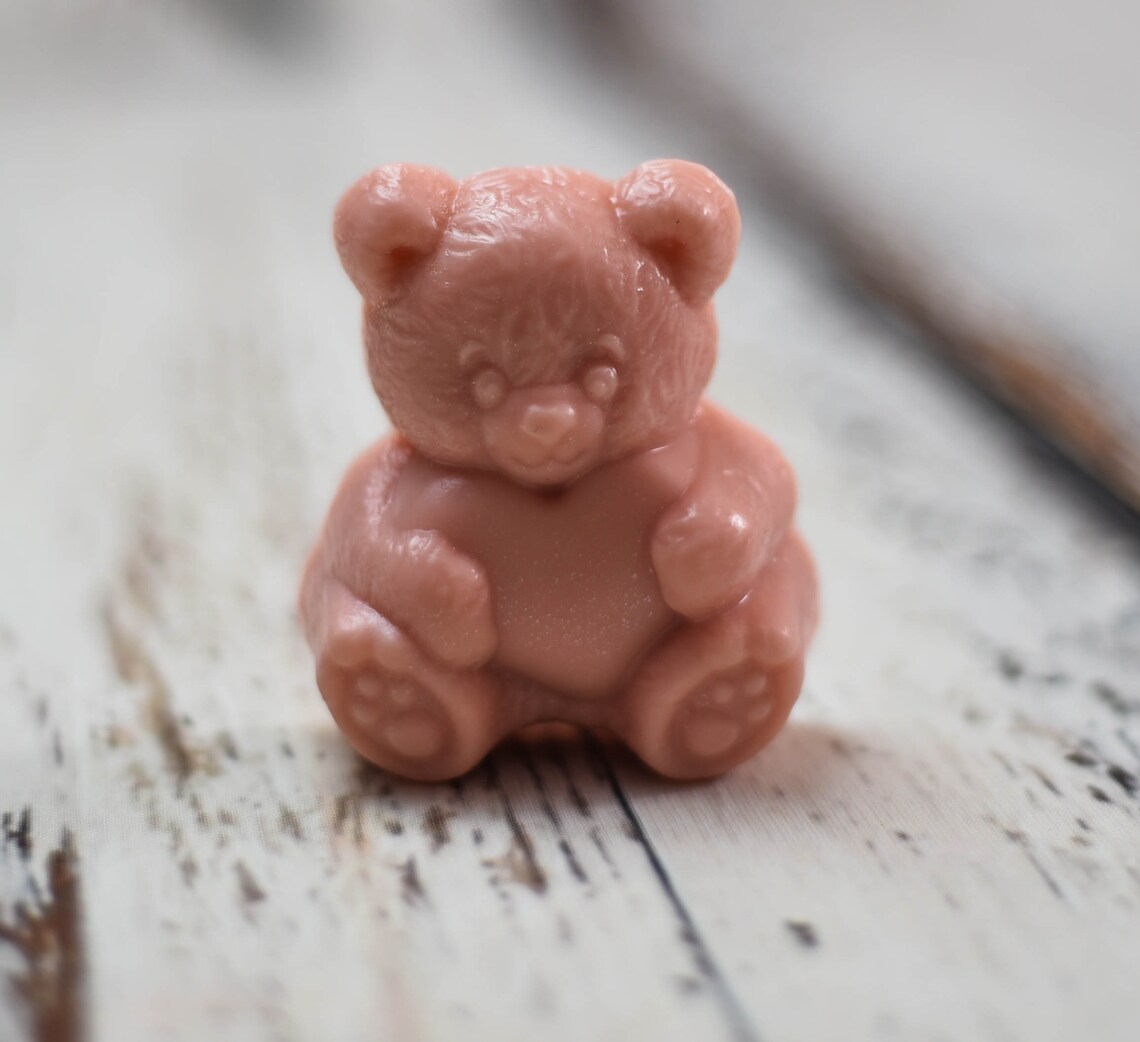 Teddy Bear handmade soap Shaped Soap Soap favors Glycerine Etsy