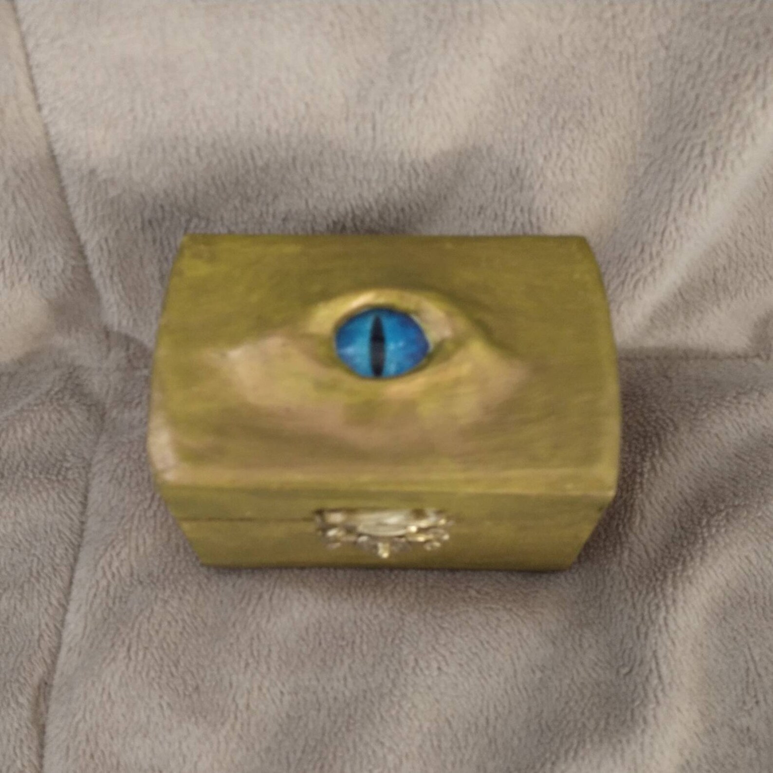 Eye Box for Dnd Dice Trinkets Jewelry Coins. Hinged Etsy