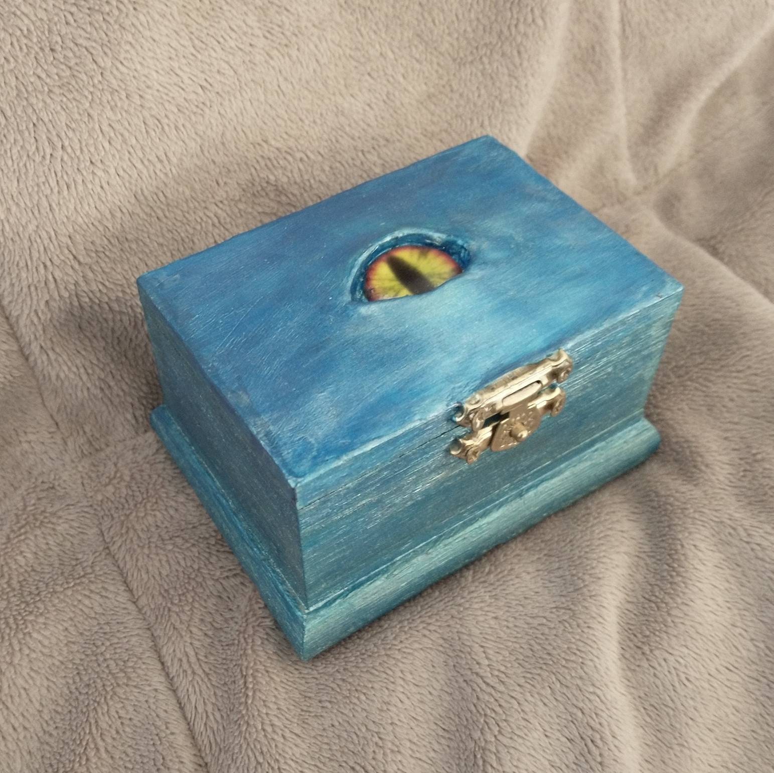 Eye Box for Dnd Dice Trinkets Jewelry Coins. Hinged Etsy UK