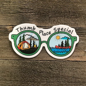 Thumb Place Special Die Cut Vinyl Sticker