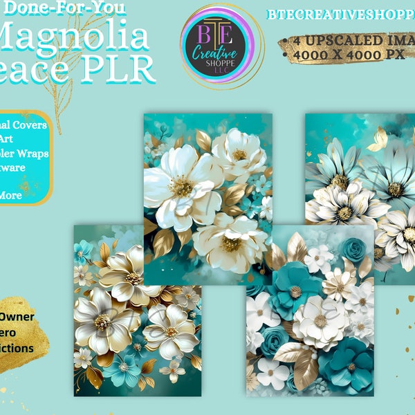 Magnolia Peace Exclusive PLR Upscaled Ai Art,One Buyer,Zero Restrictions
