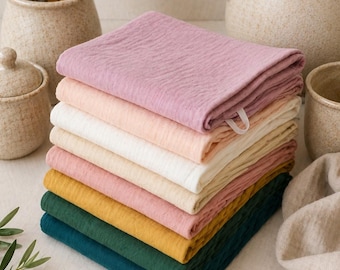 Reusable Cotton Tea Towel, Organic Muslin Kitchen Cloth, Eco Friendly /Zero Waste
