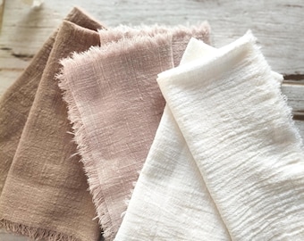 Pack of Cotton Cloth Napkins, Extra Soft Washable Gauze Napkins 17"x17"