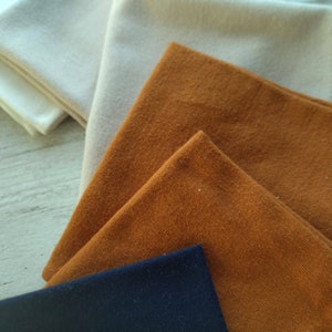 Large Flannel Handkerchiefs, Premium Soft Cotton Hankies, Eco Friendly White Tissues 12x12&quot;, Zero Waste/ Reusable, Handmade Product