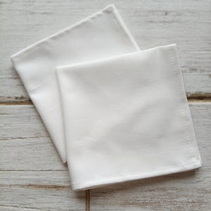 Lenços de algodão, lenços macios cor creme, lenços de algodão, lenços ecológicos, zero desperdício/reutilizáveis, feitos à mão