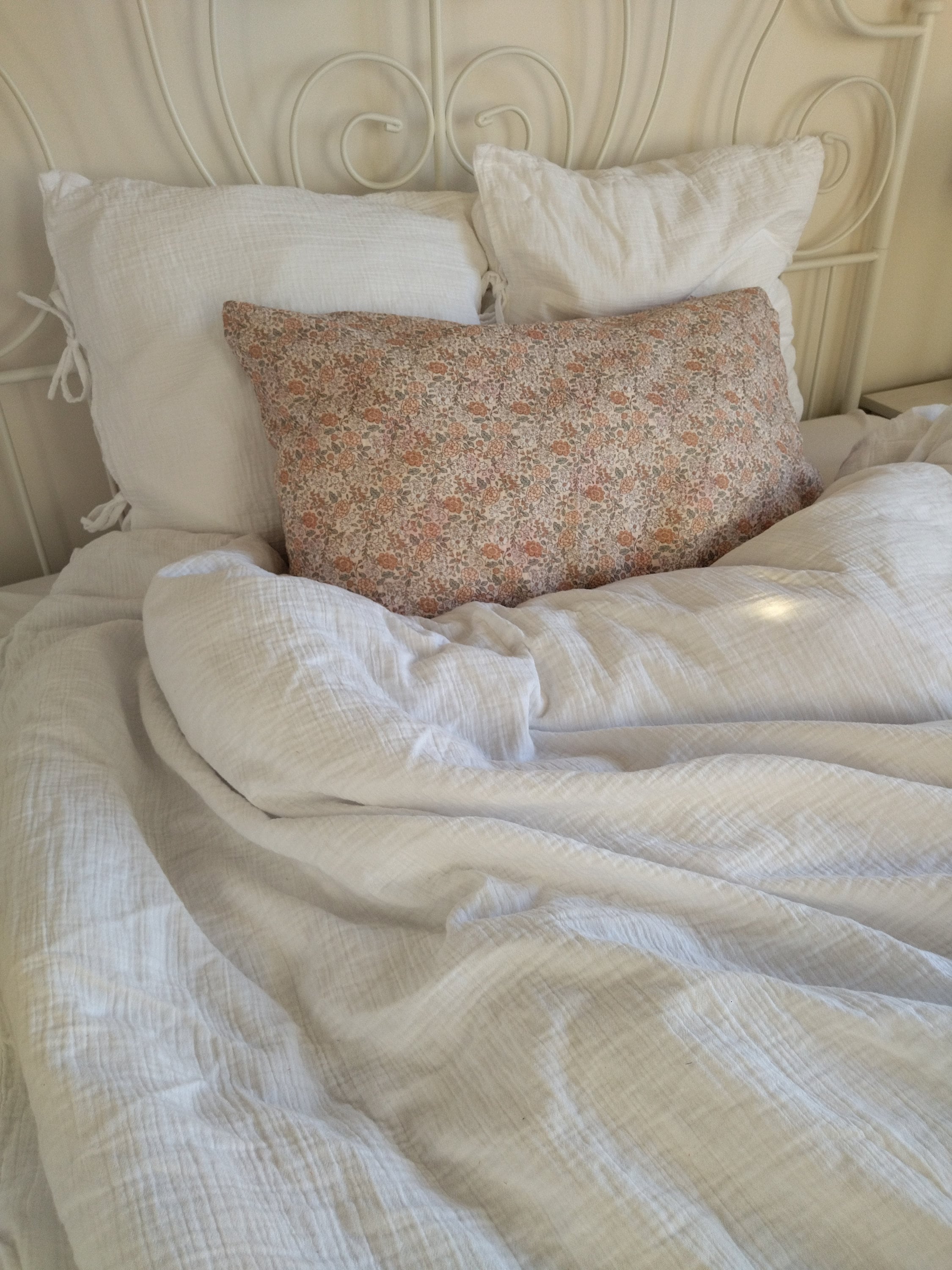 モスリン掛け布団カバー、ダブルガーゼ寝具セット、ソフトモスリン枕