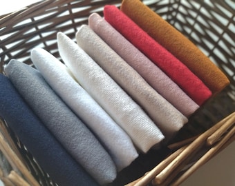 Reusable Flannel Paper Towels, 100% Cotton Cloth Napkins