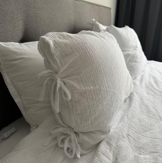 モスリン掛け布団カバー、ダブルガーゼ寝具セット、ソフトモスリン枕