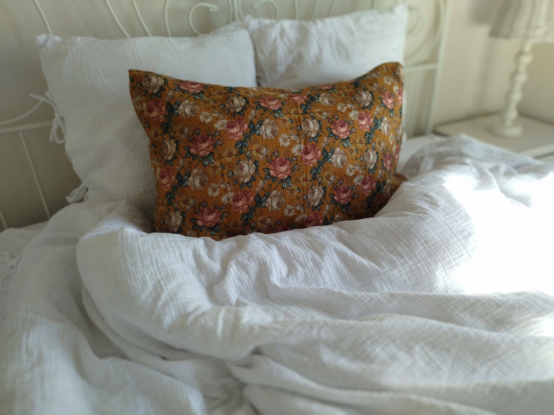 モスリン掛け布団カバー、ダブルガーゼ寝具セット、ソフトモスリン枕