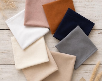 Extra Large Flannel Handkerchiefs 15"x15", Cotton Hankerchief, Eco Friendly Reusable Soft Tissues