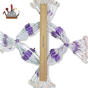 Santería Obatala Obamoro Mazo Ceremonial Beaded Necklace for Sopera Vessel image 7