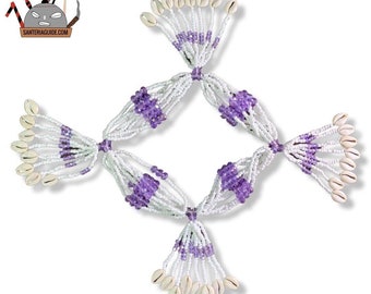 Santería Obatala Obamoro Mazo - Ceremonial Beaded Necklace for Sopera Vessel