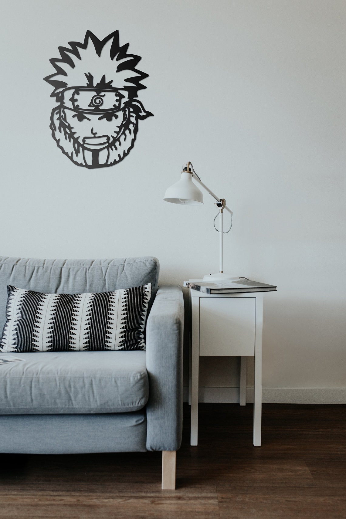 Naruto Metal Wall Art Anime Wall Sign Walter White Etsy