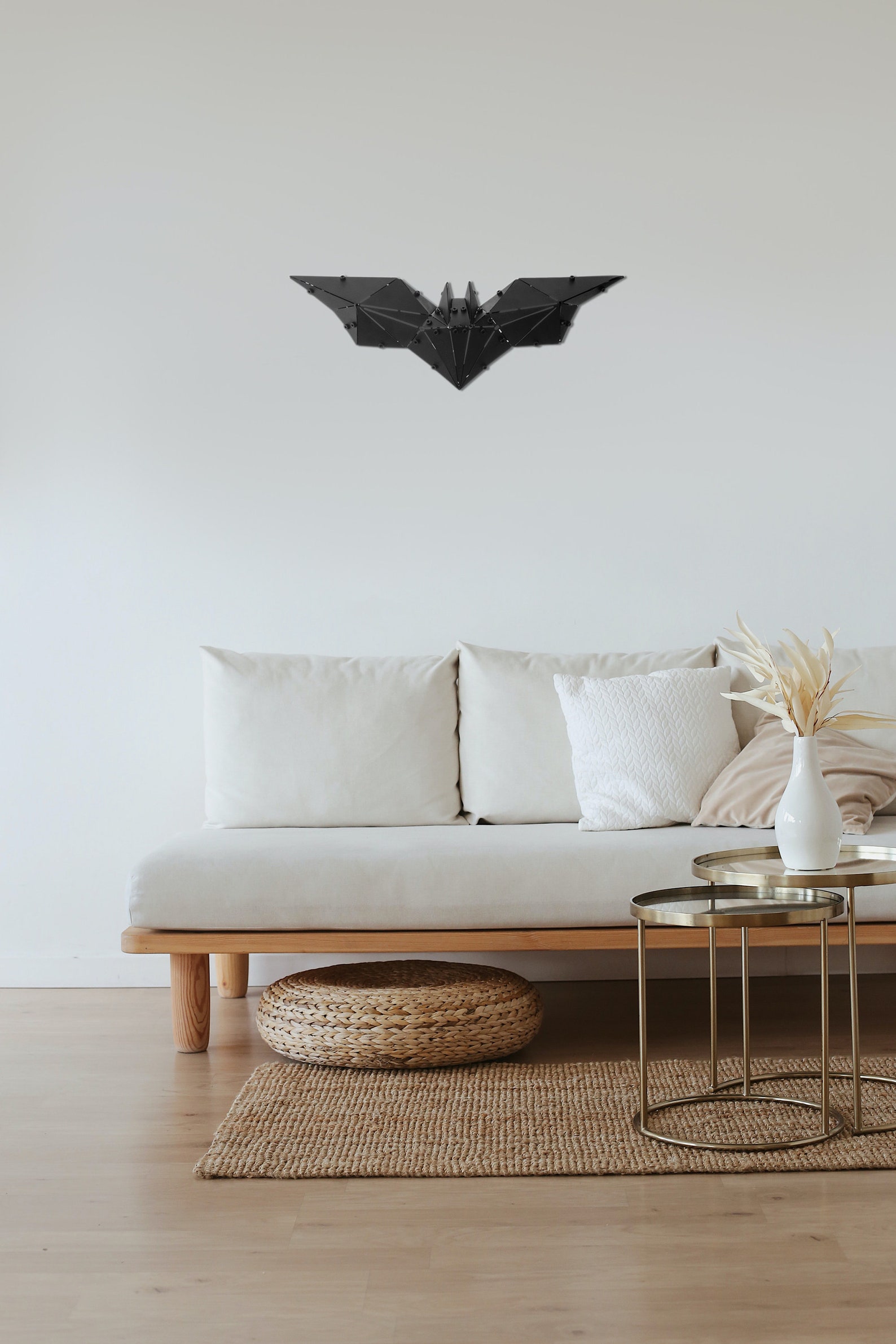 Bat Batman 3D Metal Art for Wall 3D Realist Decor Metal Etsy