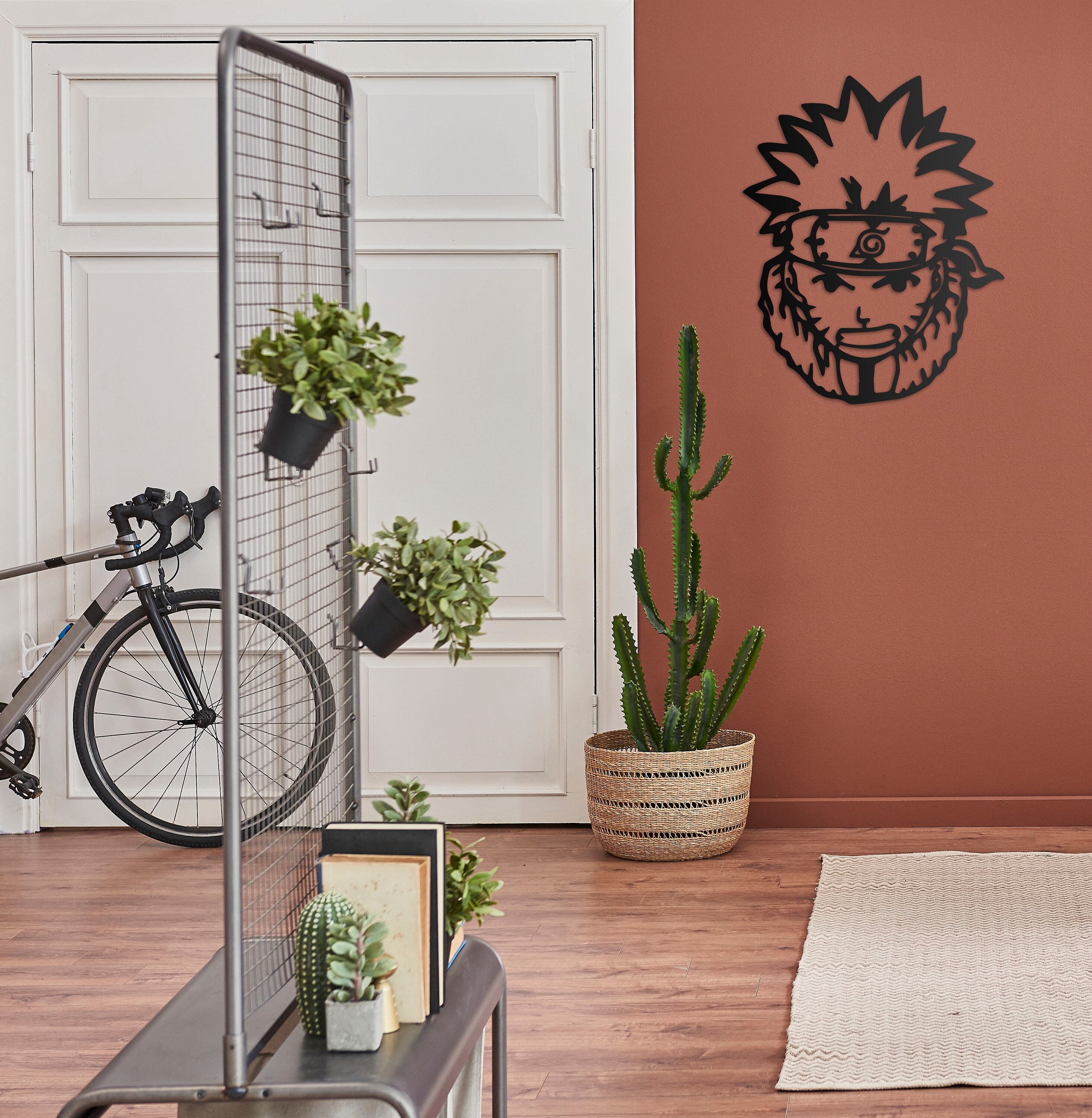 Naruto Metal Wall Art Anime Wall Sign Walter White Etsy