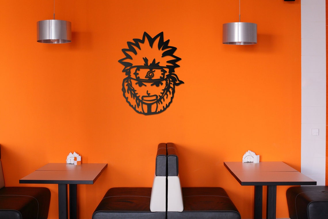 Naruto Metal Wall Art Anime Wall Sign Walter White Etsy