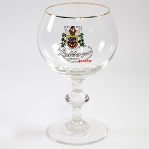 Vintage German Beer Glass Radeberger Pilsner Export 0.4L