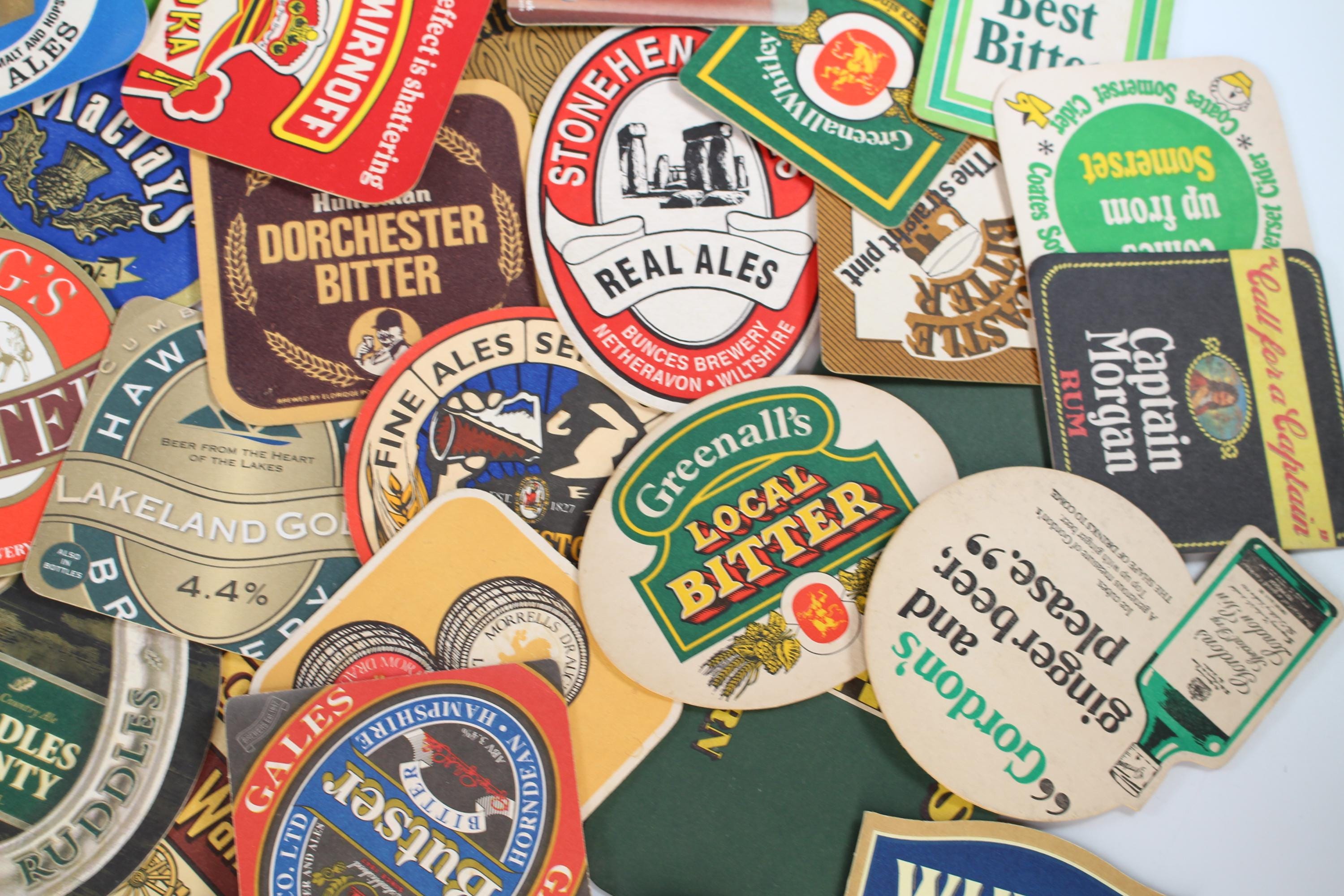 Vintage Beer Mats | Retro Coasters | English Pub Decor | Whisky