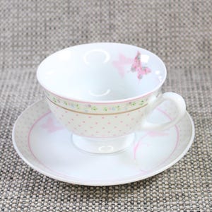 Portmeirion Cup and Saucer Floral Butterfly Design
