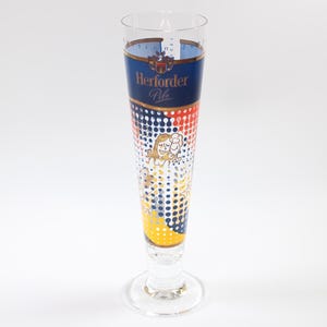 Herforder Pils German Beer Glass | 0.3L Pilsner Glass | Limited Edition 2007 | Brewery Collectible | Barware Gift | Beer Lover