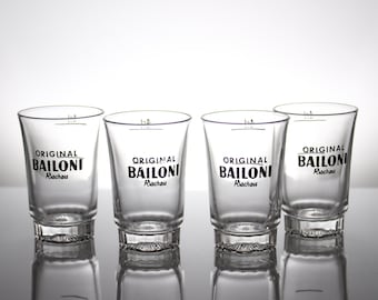 Verre shooter par 6 avec support acacia 42x6cm | Fabrique de Styles