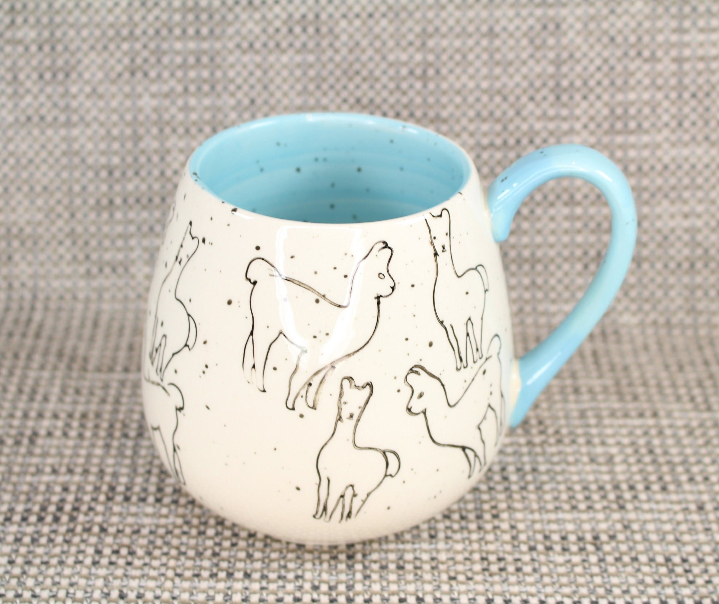 Collectible Vintage MERITAGE Llama Alpaca Tea Coffee Mug Cup