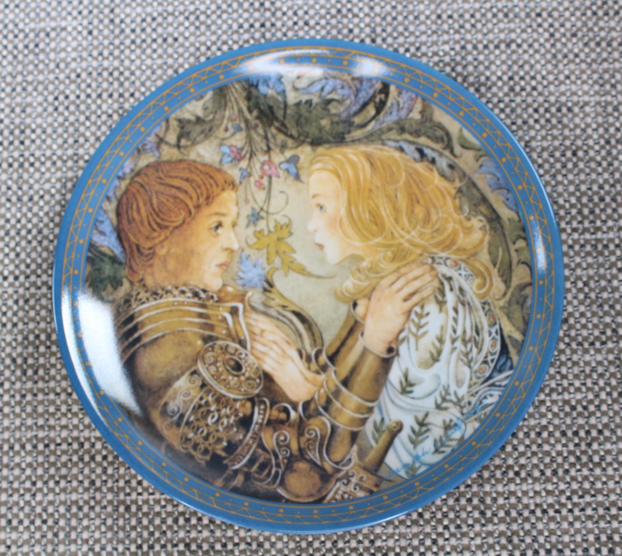 Vintage 1980s 'das Gelobnis' Plate by Konigszelt Bayern - Sulamith