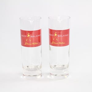 Set med 2 vintage Johnnie Walker whiskyglas 200ml 'Keep Walking' bild 2