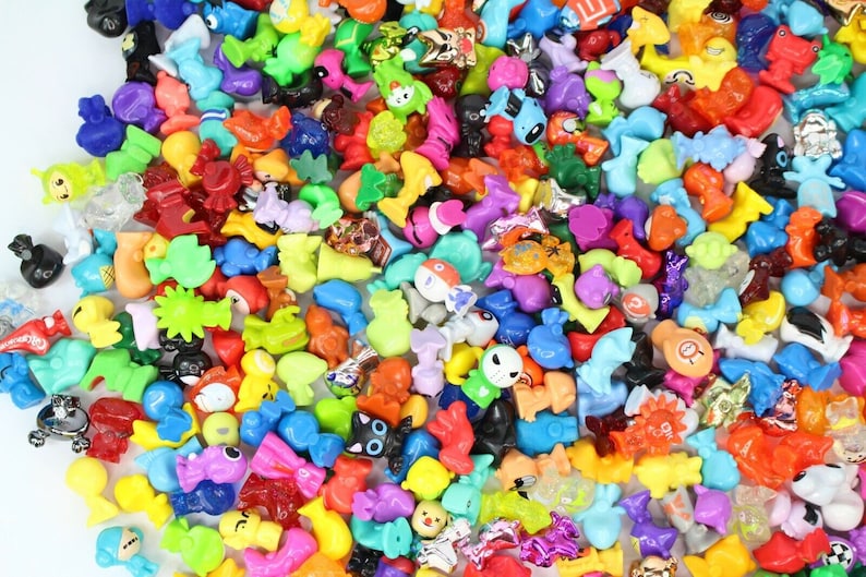 5, 10, 20 or 30 Random Selection of Crazy Bones Gogos Mini Monster Plastic Figurines Retro Children Kid gogo's image 4