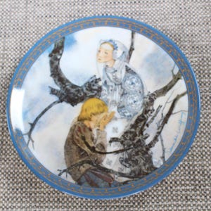 Vintage jaren 80 &#39;Die Vollendung&#39; bord van Konigszelt Bayern - Sulamith Wulfing-serie verzamelbord Duits porseleinen decoratief bord