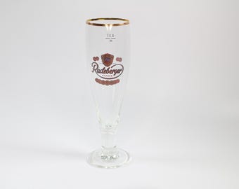 Radeberger Pilsner Deutsches Bierglas 0,3L Vintage Pilsner Glas, Barware Glas, Bier Trinkglas 300 ml